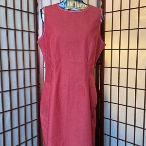 Etcetera Red Sheath dress Sz 14